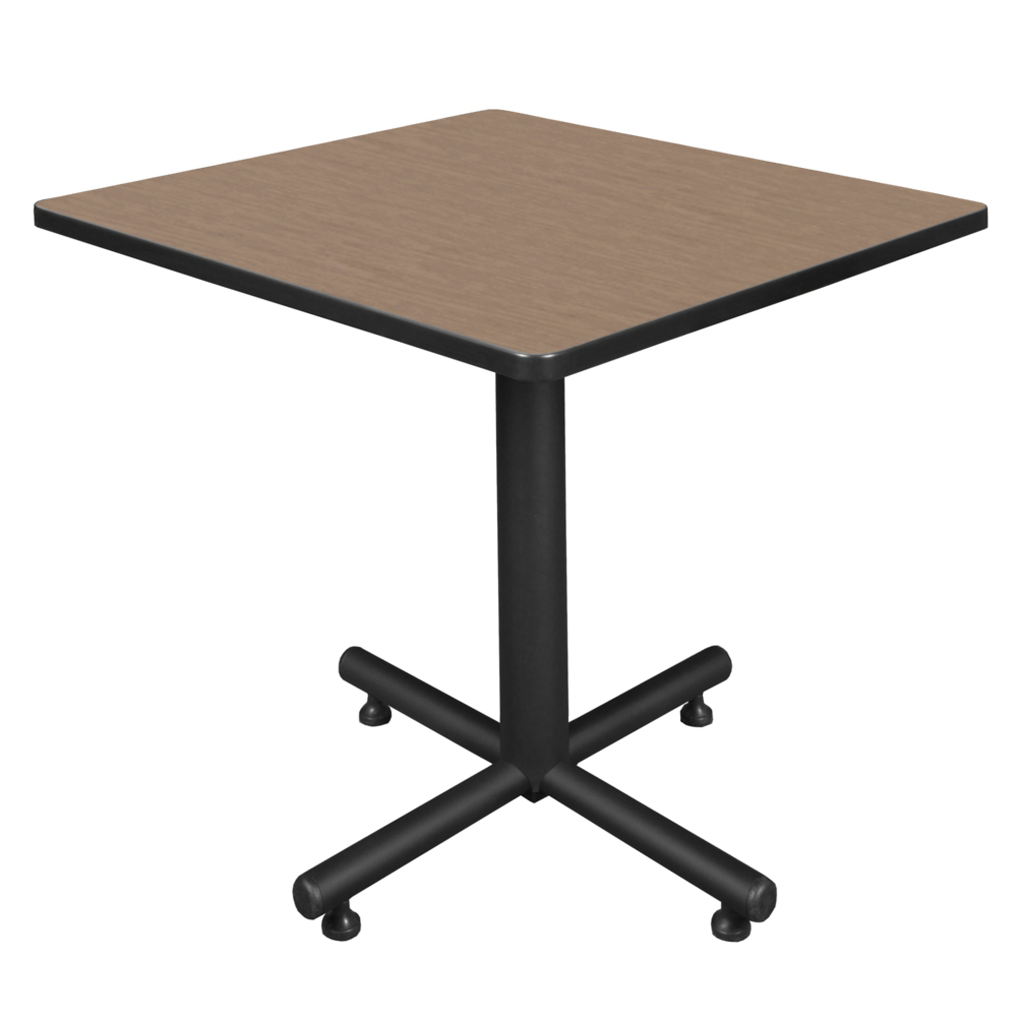 Regency Furniture Kobe Square X-Base Breakroom Table — 30in., Noble Oak, Scratch and Stain Resistant, Model# TKB3030NO